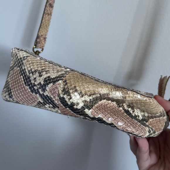 Madewell Transport Snakeskin Camera Bag Crossbody Purse - Picture 7 of 9